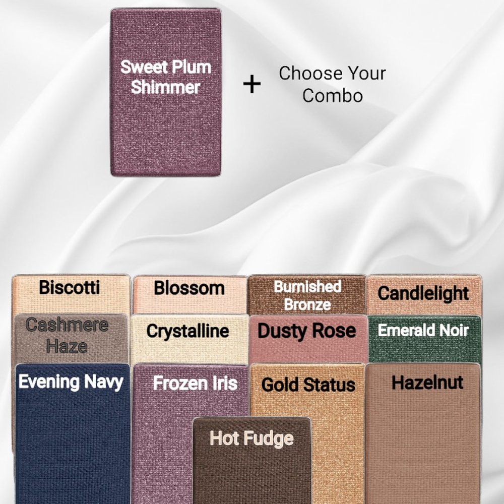 Sweet Plum Shimmer Bundle Two Chromafusion Eye Shadow - Choose your Comb…